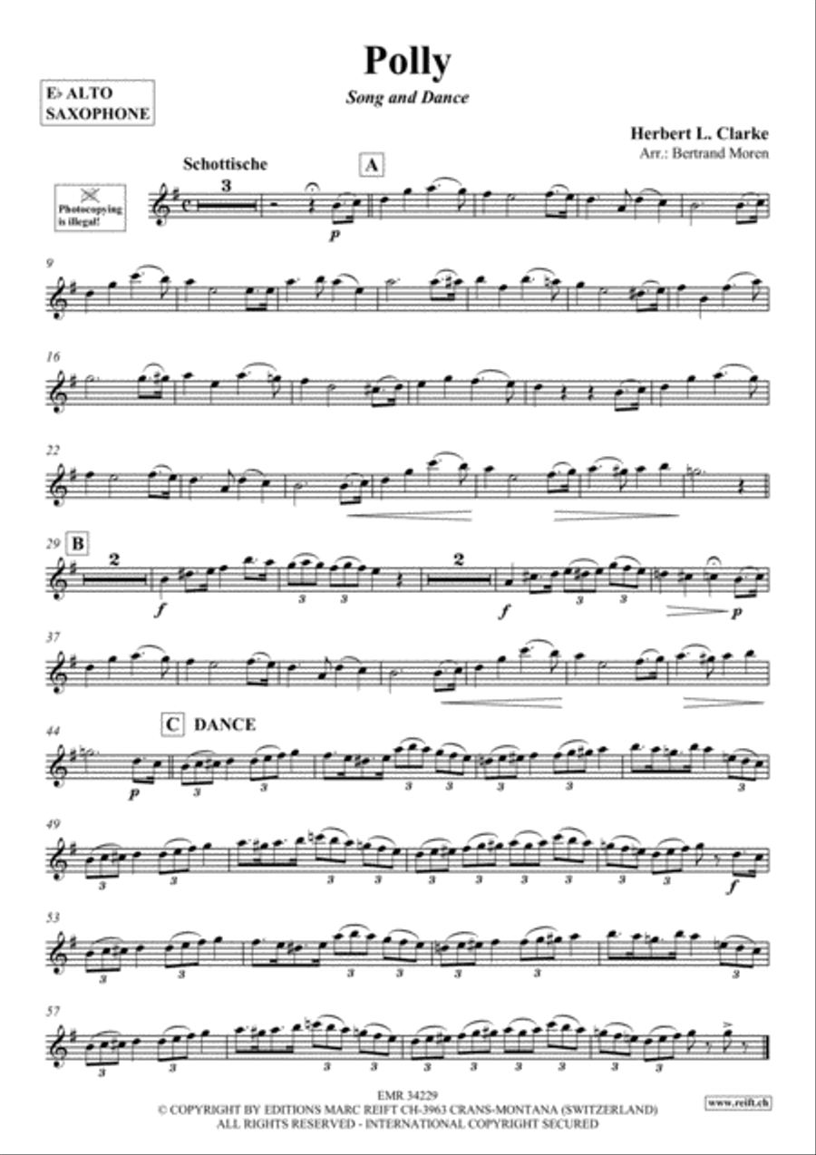 Polly Alto Saxophone scores gallery preview page 2