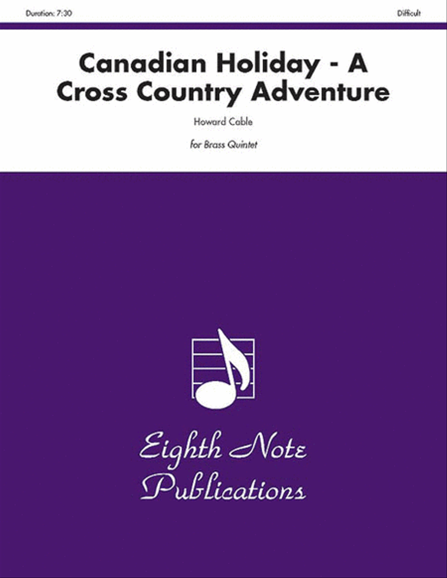 Canadian Holiday: A Cross Country Adventure Brass Quintet scores gallery preview page 1