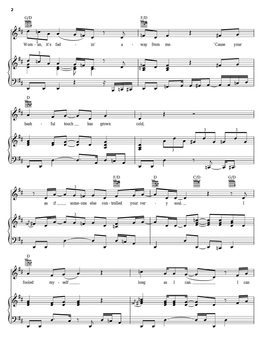I'm Losing You (I Know) Acoustic Guitar scores gallery preview page 2