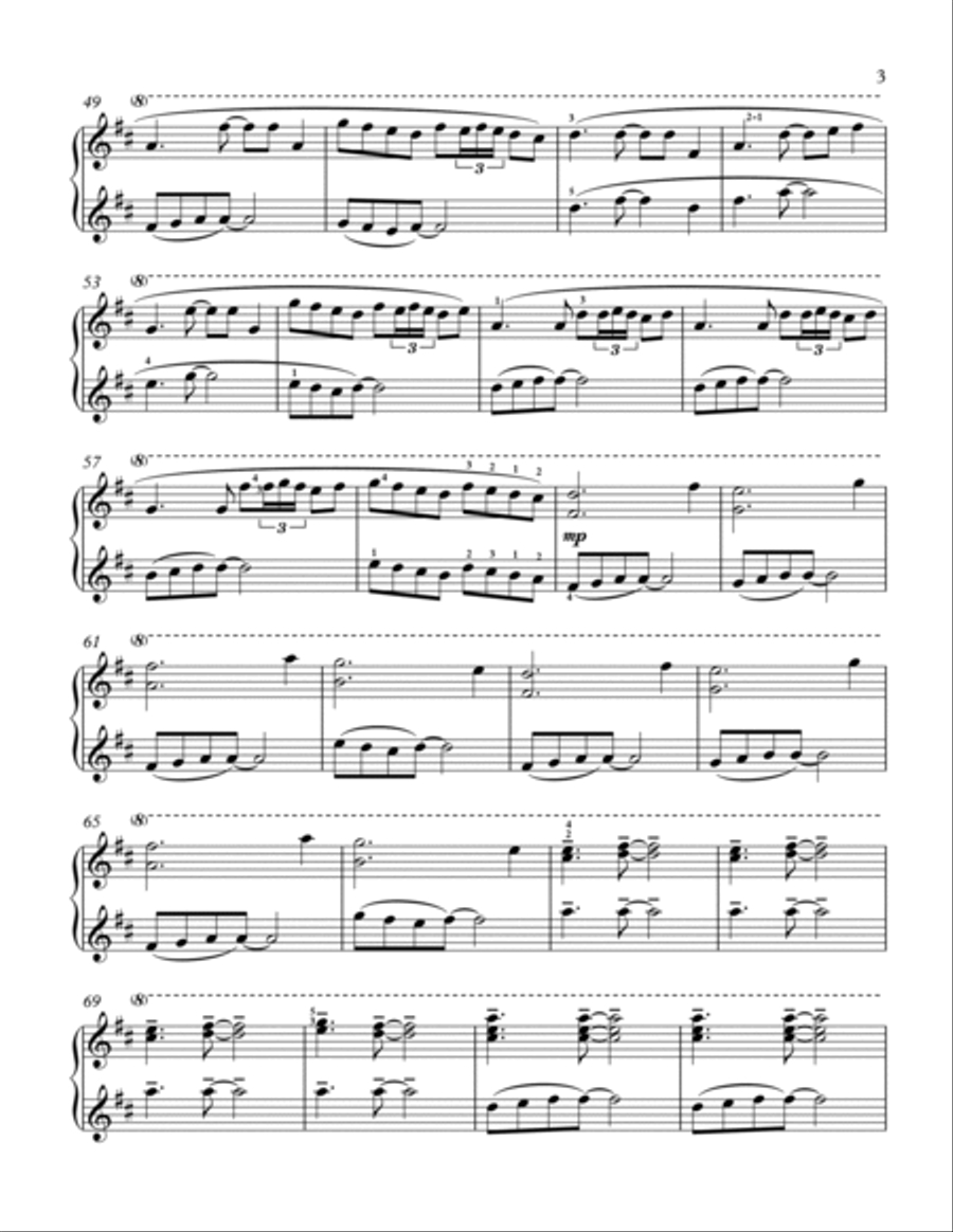 Music is for Life! Piano scores gallery preview page 3