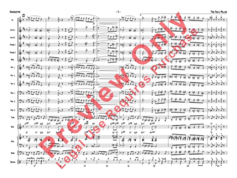 The Jazz Police Jazz Ensemble scores gallery preview page 6