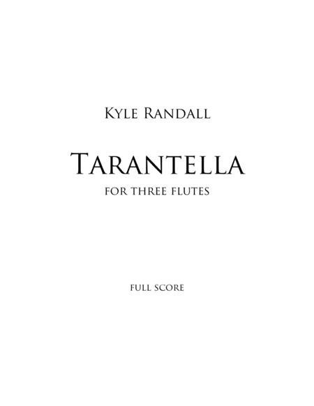 Tarantella for three flutes image number null