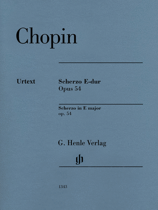 Book cover for Scherzo in E Major, Op. 54
