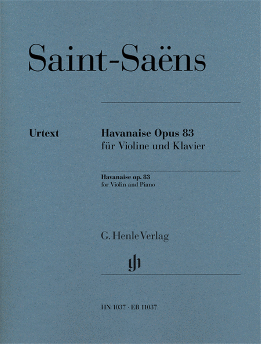 Havanaise, Op. 83 Violin Solo scores gallery preview page 1