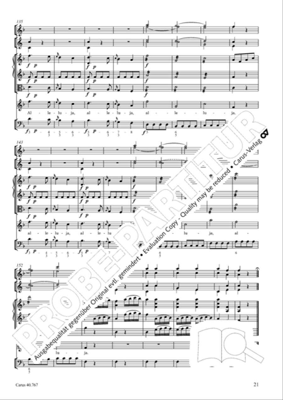 Exsultate, jubilate Exsultate, jubilate Bassoon scores gallery preview page 30
