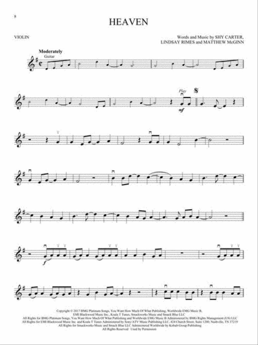 12 Hot Singles 12 Hot Singles Violin Solo scores gallery preview page 5