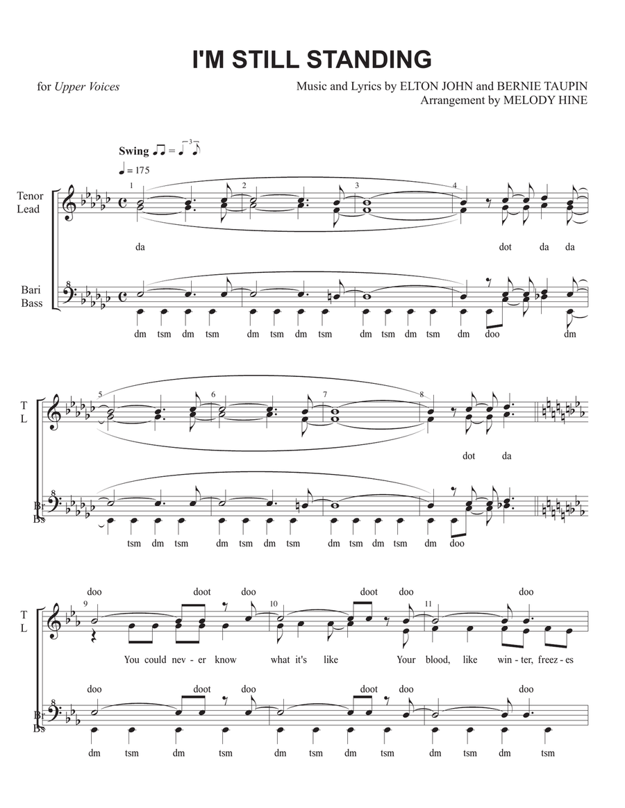 I'm Still Standing SSAA scores gallery preview page 1