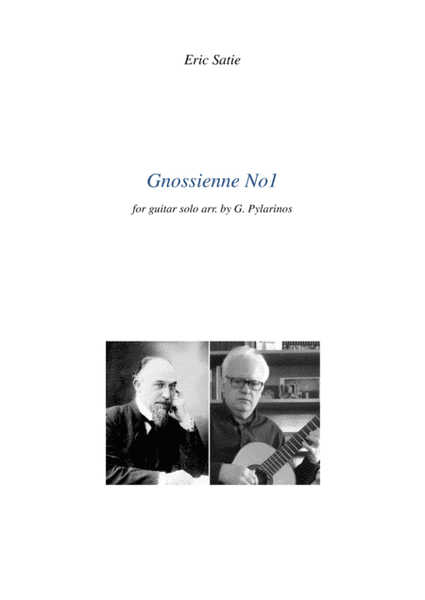 Gnossienne no1 for guitar solo image number null