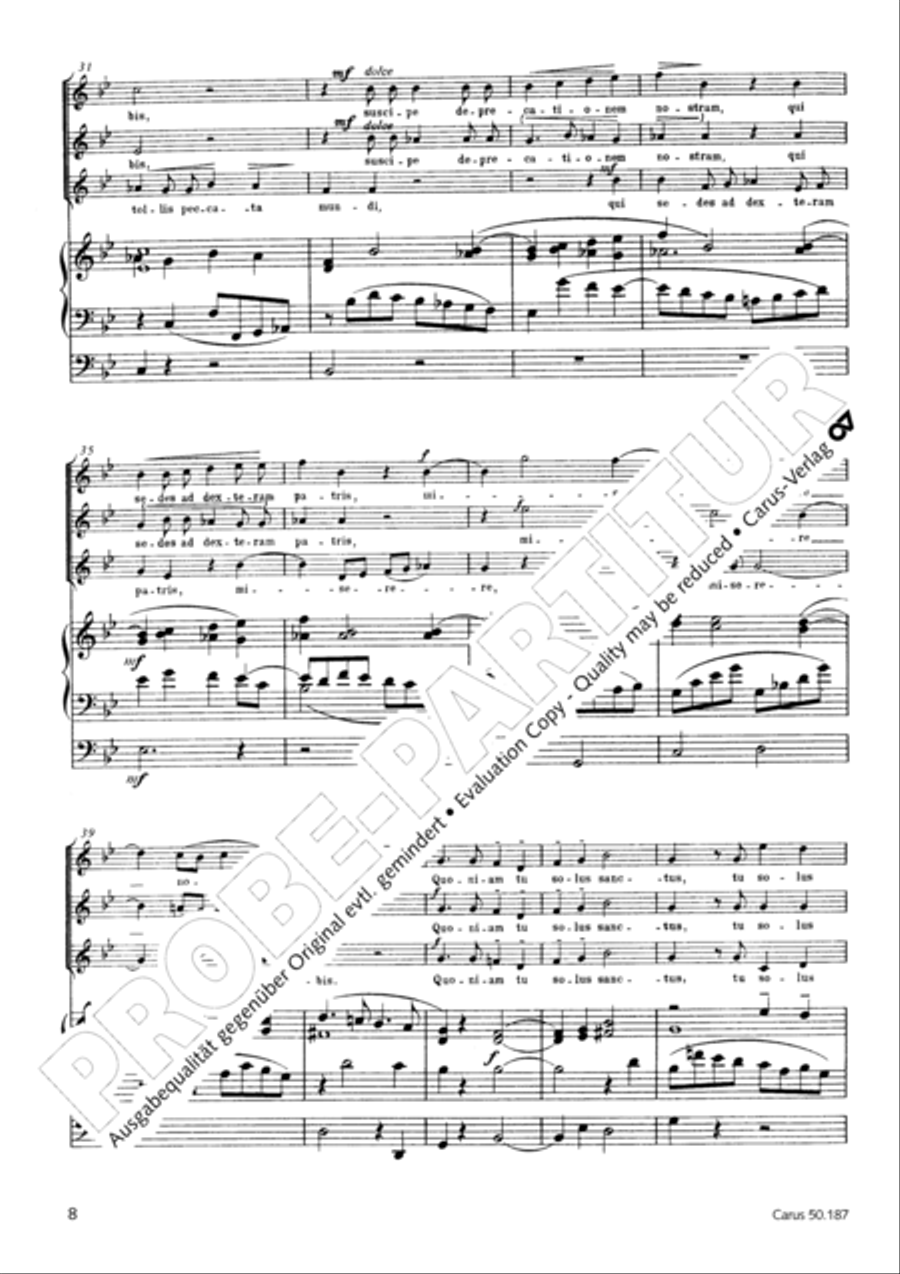 Mass in g minor Mass in g minor SSA scores gallery preview page 9