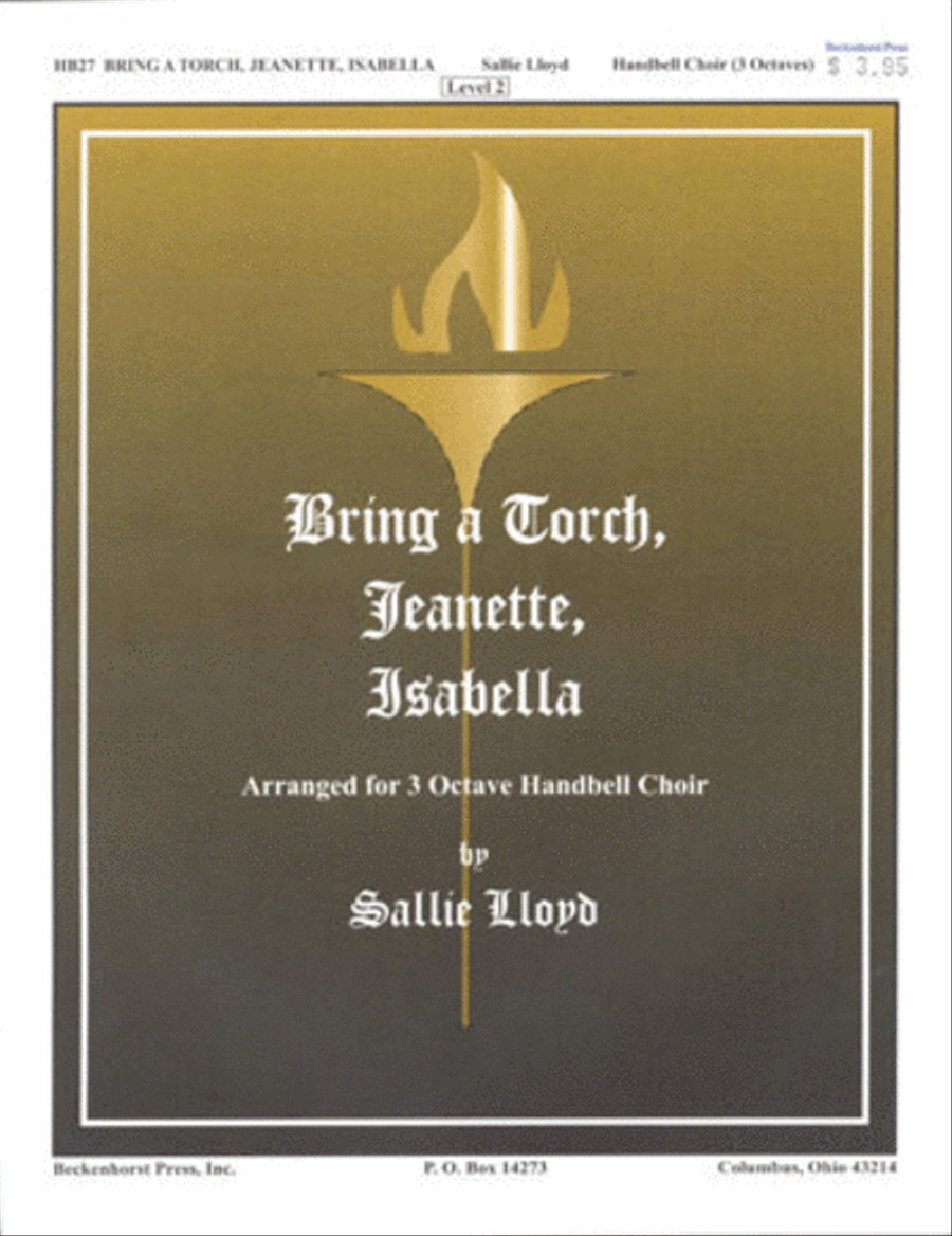 Bring a Torch, Jeanette, Isabella 3 octaves (Lloyd) 3-Octaves scores gallery preview page 1