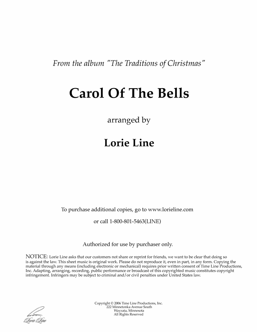 Carol Of The Bells Piano Solo scores gallery preview page 1