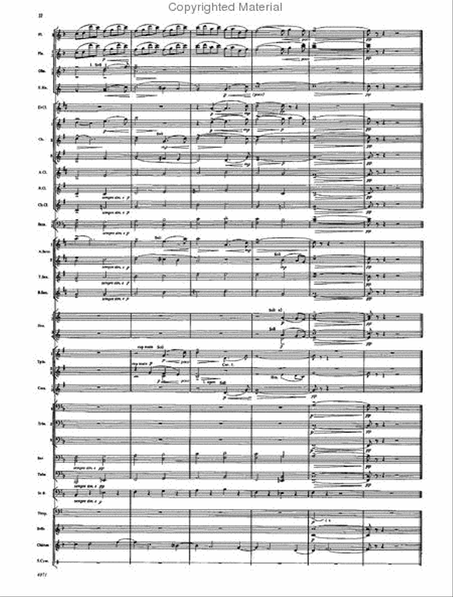 Fourth Suite for Band Concert Band scores gallery preview page 30