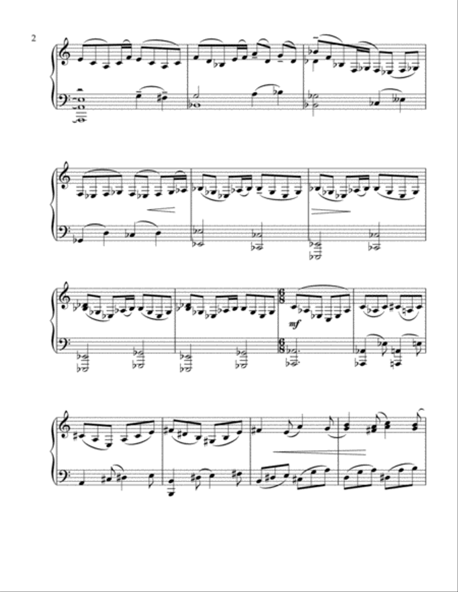 Narrative Sonata no.1 for Piano (A Children's Hallowed Eve) Piano Solo scores gallery preview page 2