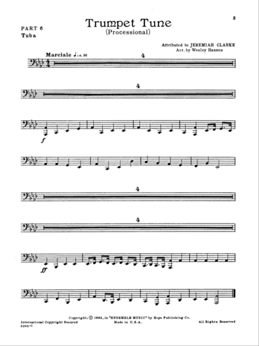 Ensemble Music for Church and School Part scores gallery preview page 3