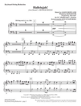 Hallelujah! (from Messiah Rocks) - Keyboard String Reduction