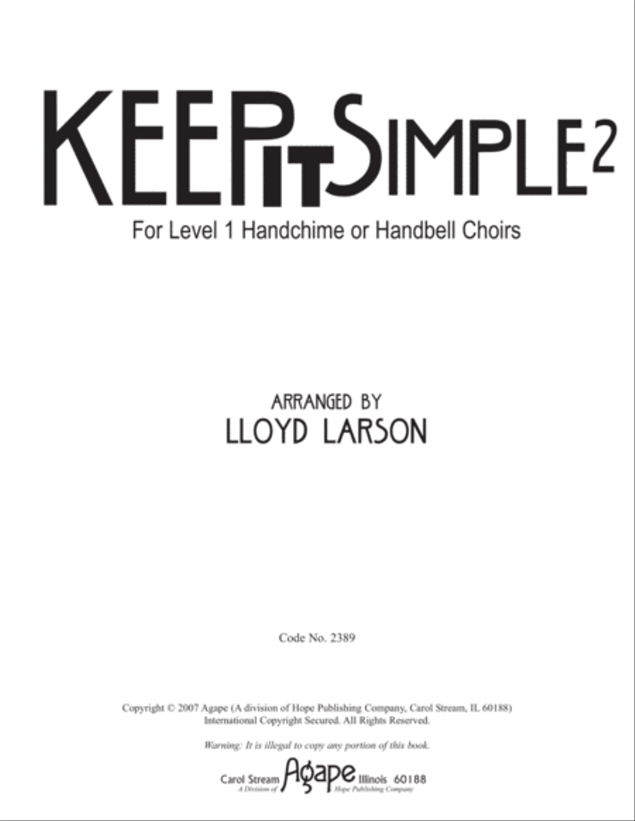 Keep It Simple 2 3-Octaves scores gallery preview page 3