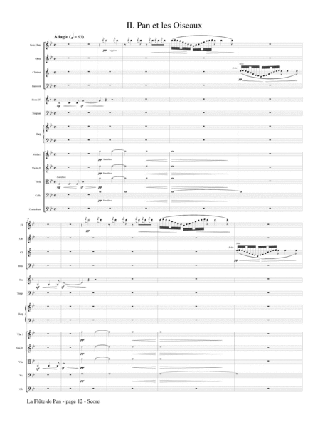 La Flute de Pan for Flute and Orchestra