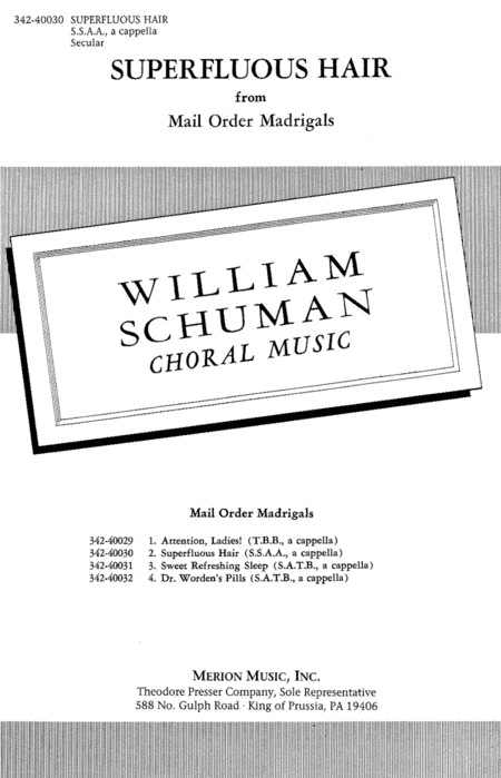 William Schuman: Superfluous Hair