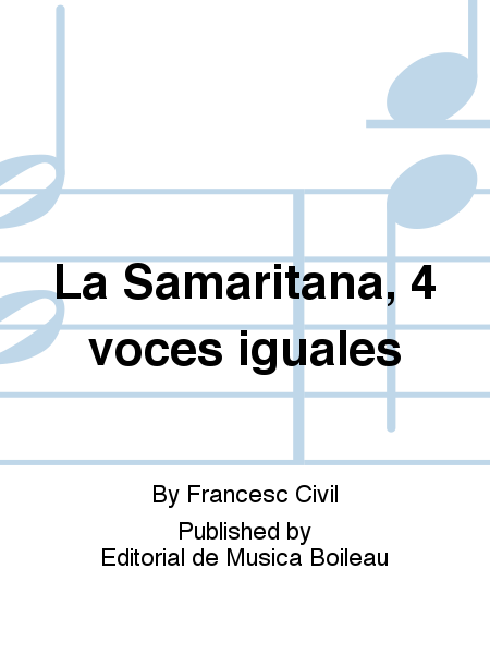 La Samaritana, 4 voces iguales