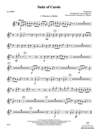 Suite of Carols: Oboe
