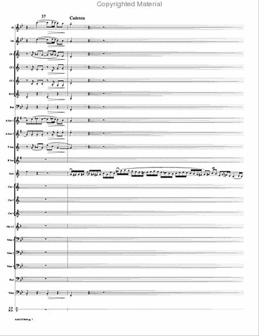 Hailstorm Hailstorm Concert Band scores gallery preview page 10