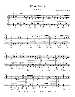 Etude No.12 - Ruben Dimitrashuk (Op.6 No.4)