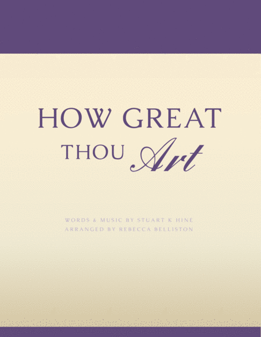 How Great Thou Art (C Instrument) image number null