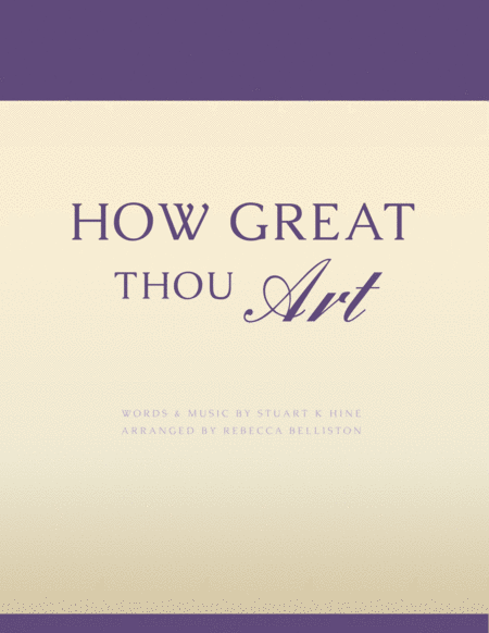 How Great Thou Art (C Instrument) image number null