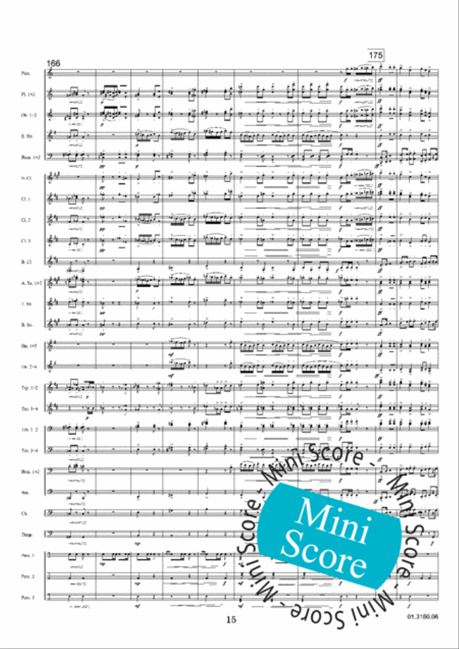 Toward a New Life Concert Band scores gallery preview page 19