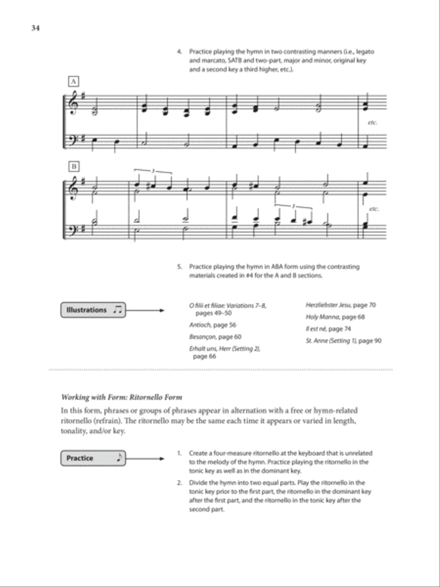 Creative Hymn Playing: Improvisation, Exercises, and Repertoire Organ scores gallery preview page 13