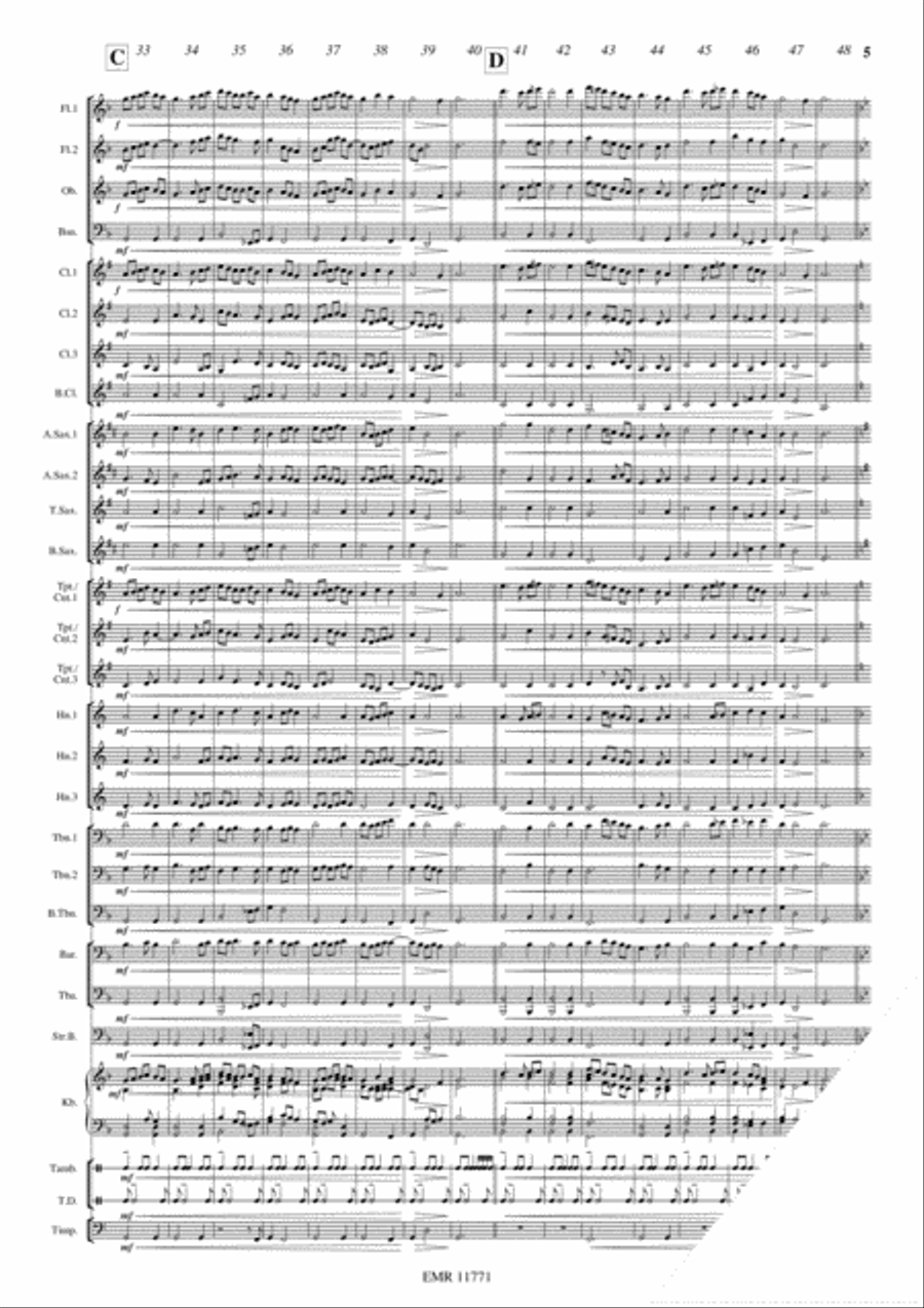 Tourdion Tourdion Concert Band scores gallery preview page 6