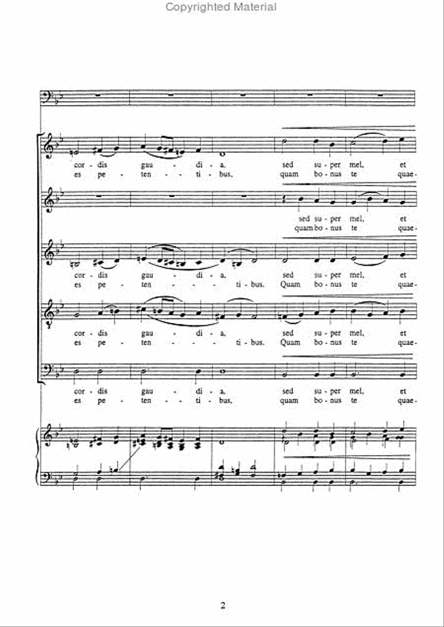 Jesu dulcis memoria SSATB scores gallery preview page 3