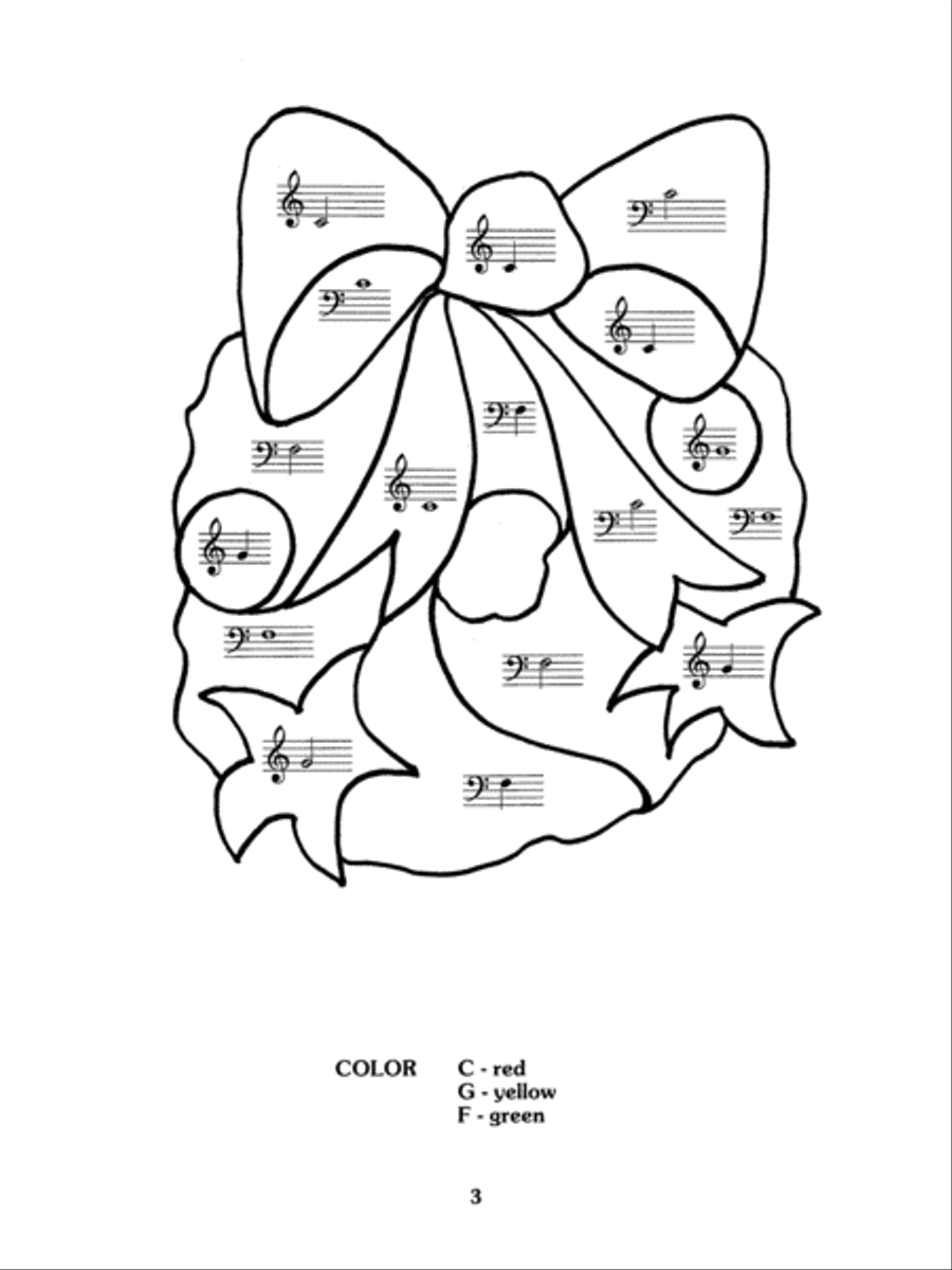 Color by Note Christmas