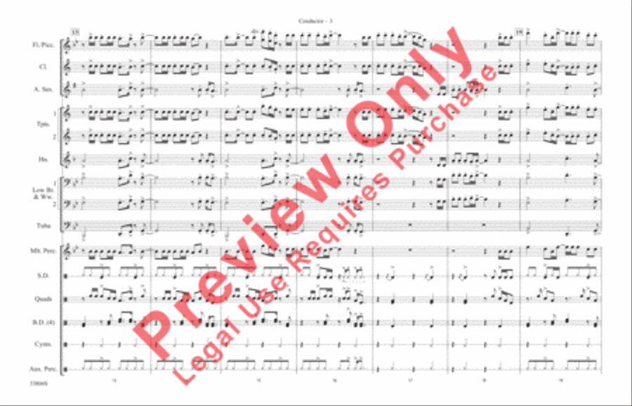 Party in the U.S.A. Marching Band scores gallery preview page 4