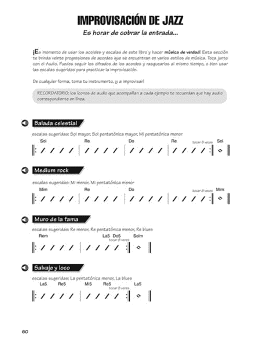 FastTrack Guitar Chords & Scales – Spanish Edition Guitar Tablature scores gallery preview page 8