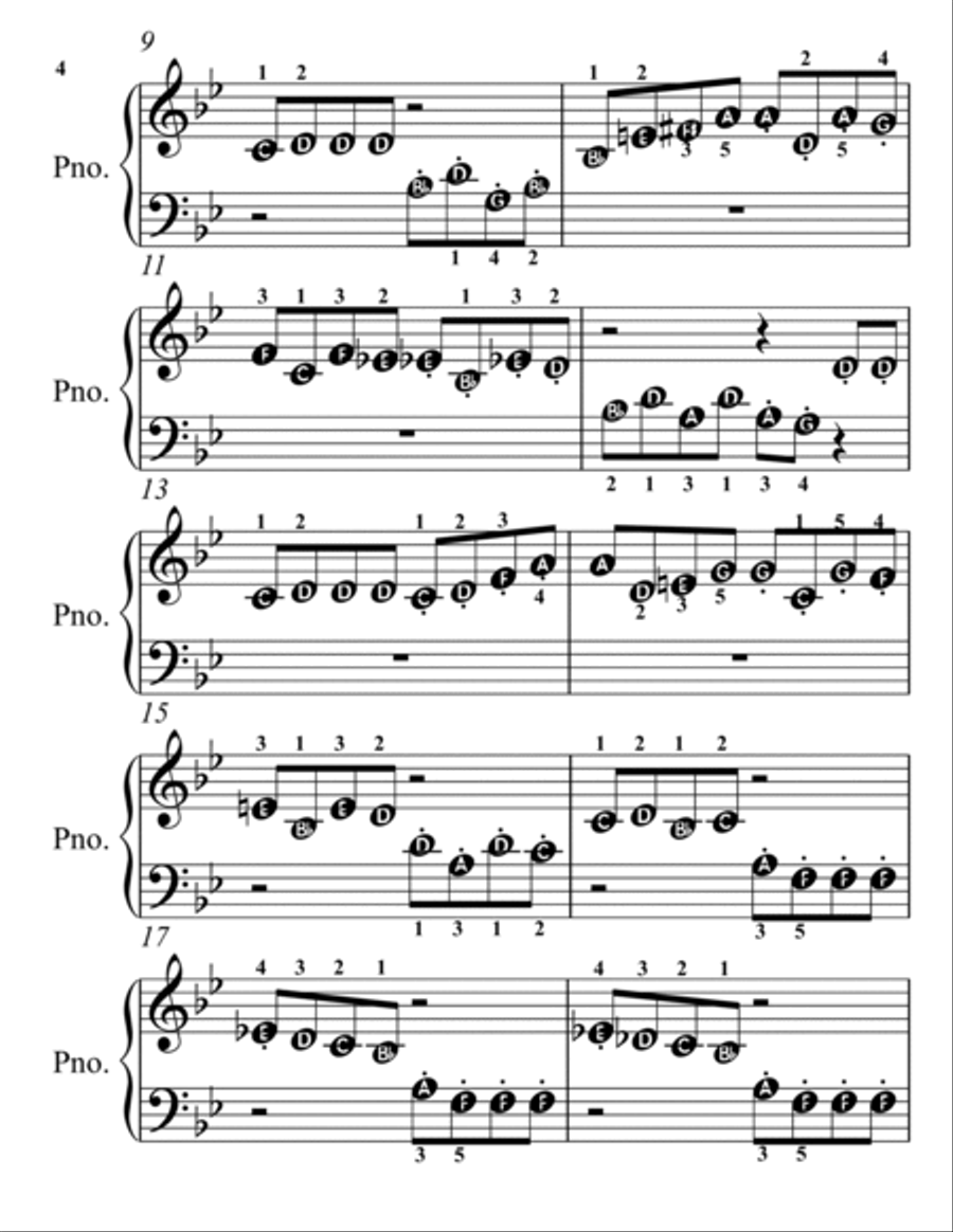 The Complete Nutcracker Ballet for Beginner Piano Piano Method scores gallery preview page 6