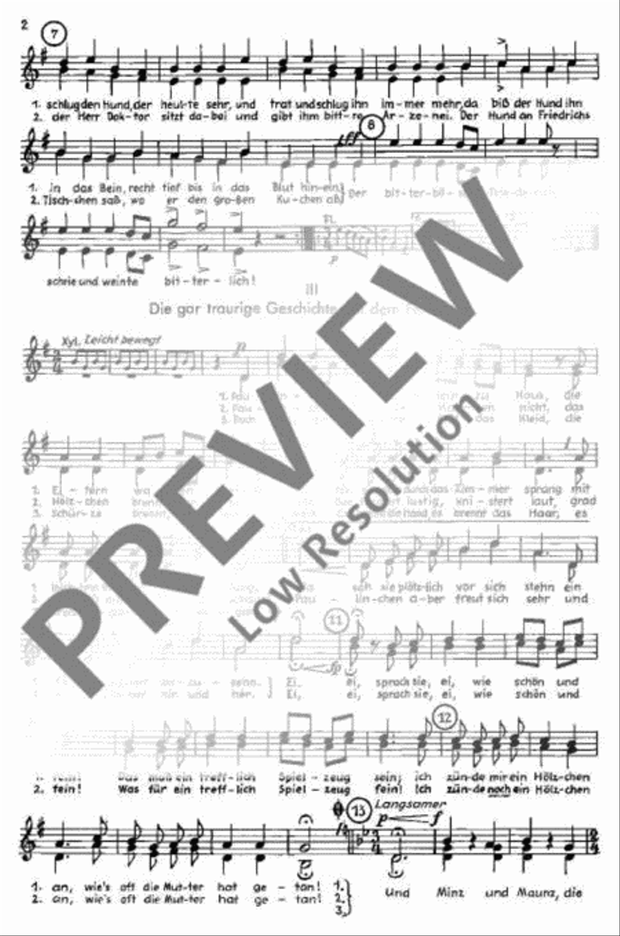 Der Struwwelpeter Children's Choir scores gallery preview page 3