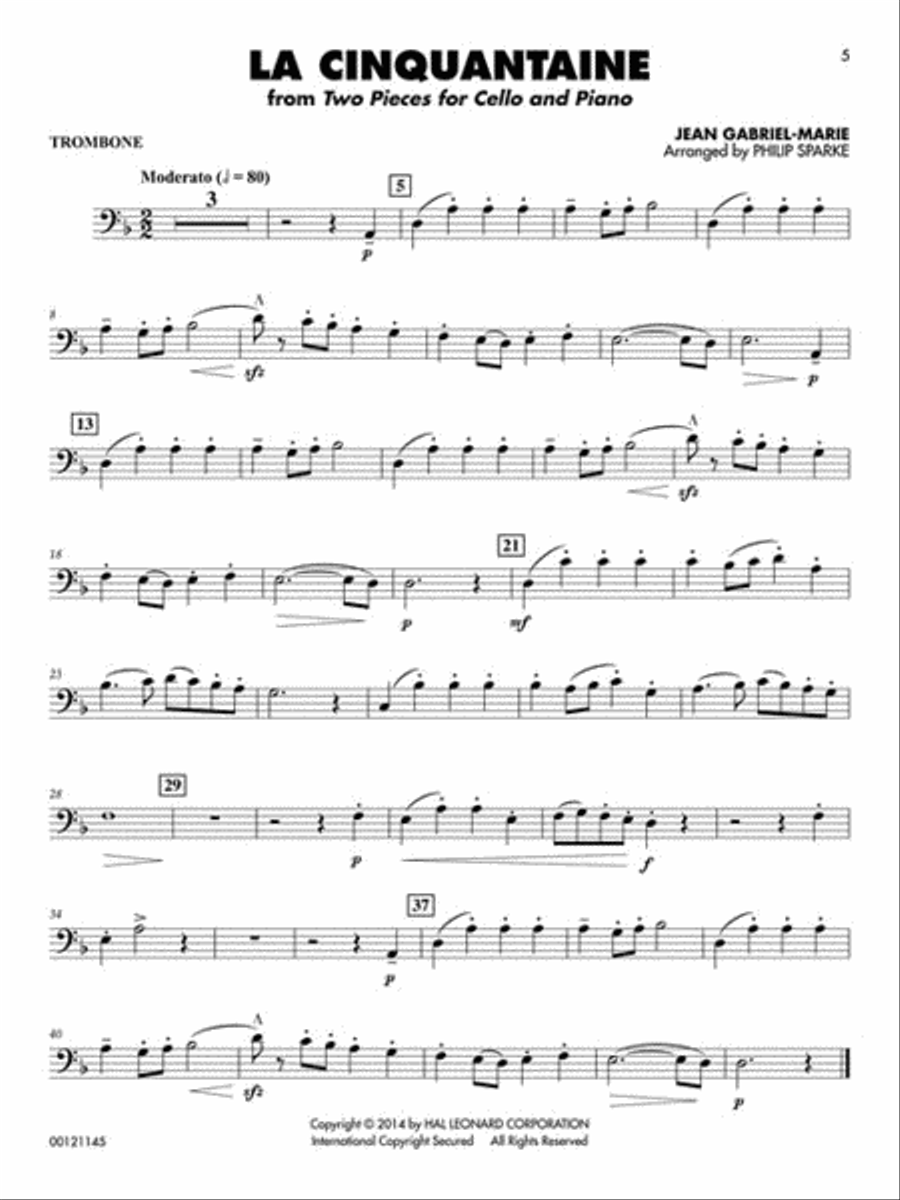 Classical Solos for Trombone, Vol. 2 Trombone Solo scores gallery preview page 3