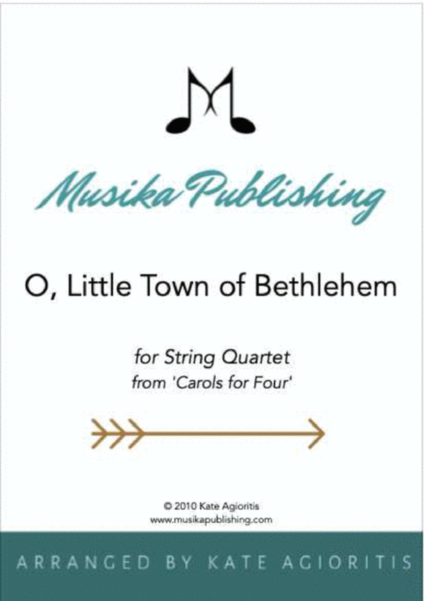 O Little Town of Bethlehem - String Quartet image number null