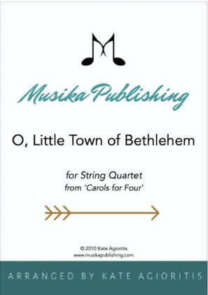 O Little Town of Bethlehem - String Quartet