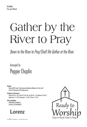 Book cover for Gather by the River to Pray