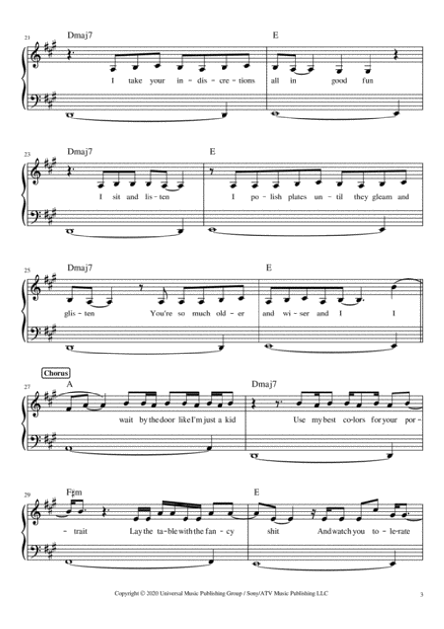 Tolerate It Voice scores gallery preview page 3