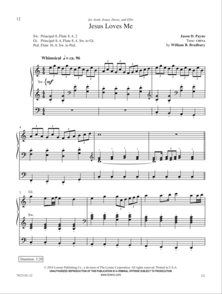 Sunday Jubilation Organ Solo scores gallery preview page 5