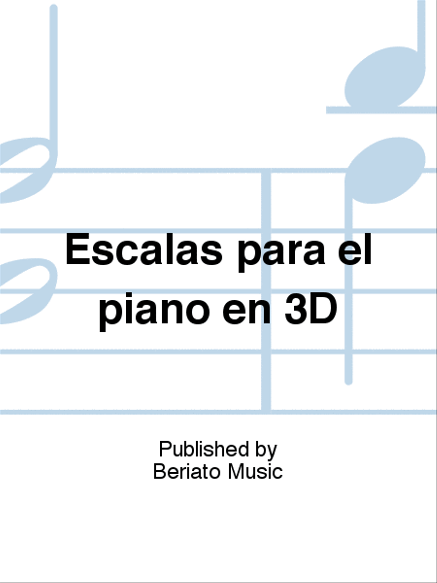 Escalas para el piano en 3D
