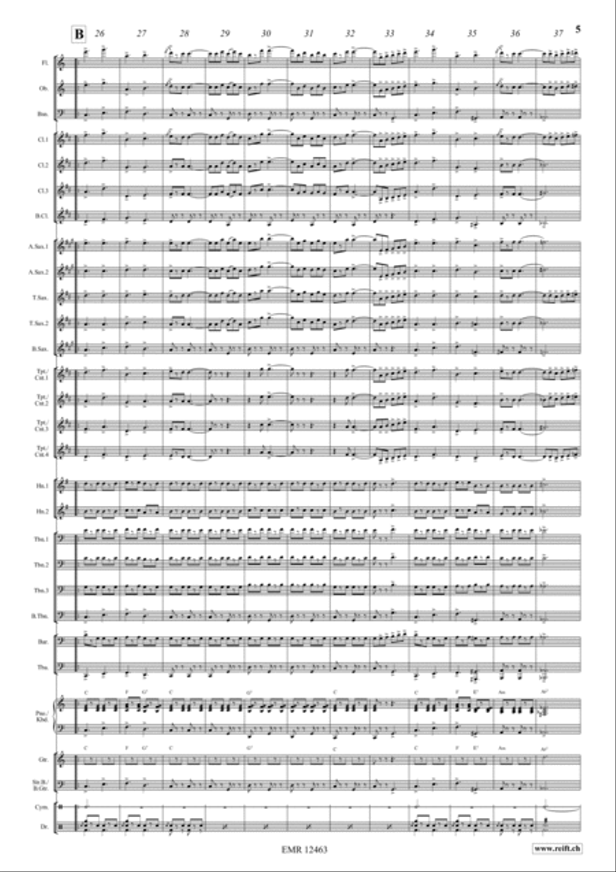 Semper Fidelis Concert Band scores gallery preview page 5