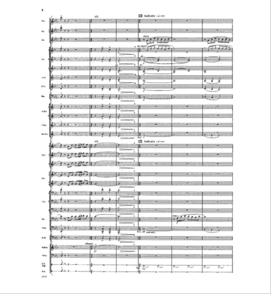 Three Folk Miniatures Concert Band scores gallery preview page 4
