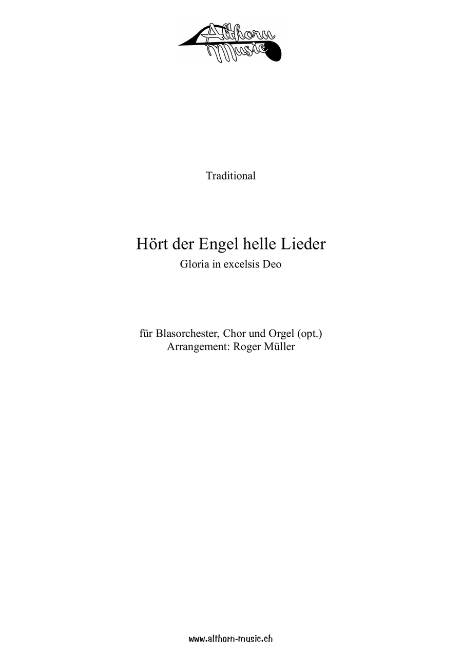 Gloria in excelsis Deo (Hört der Engel helle Lieder) Concert Band scores gallery preview page 2