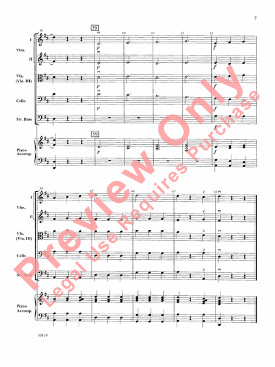 Skaters' Waltz String Orchestra scores gallery preview page 8