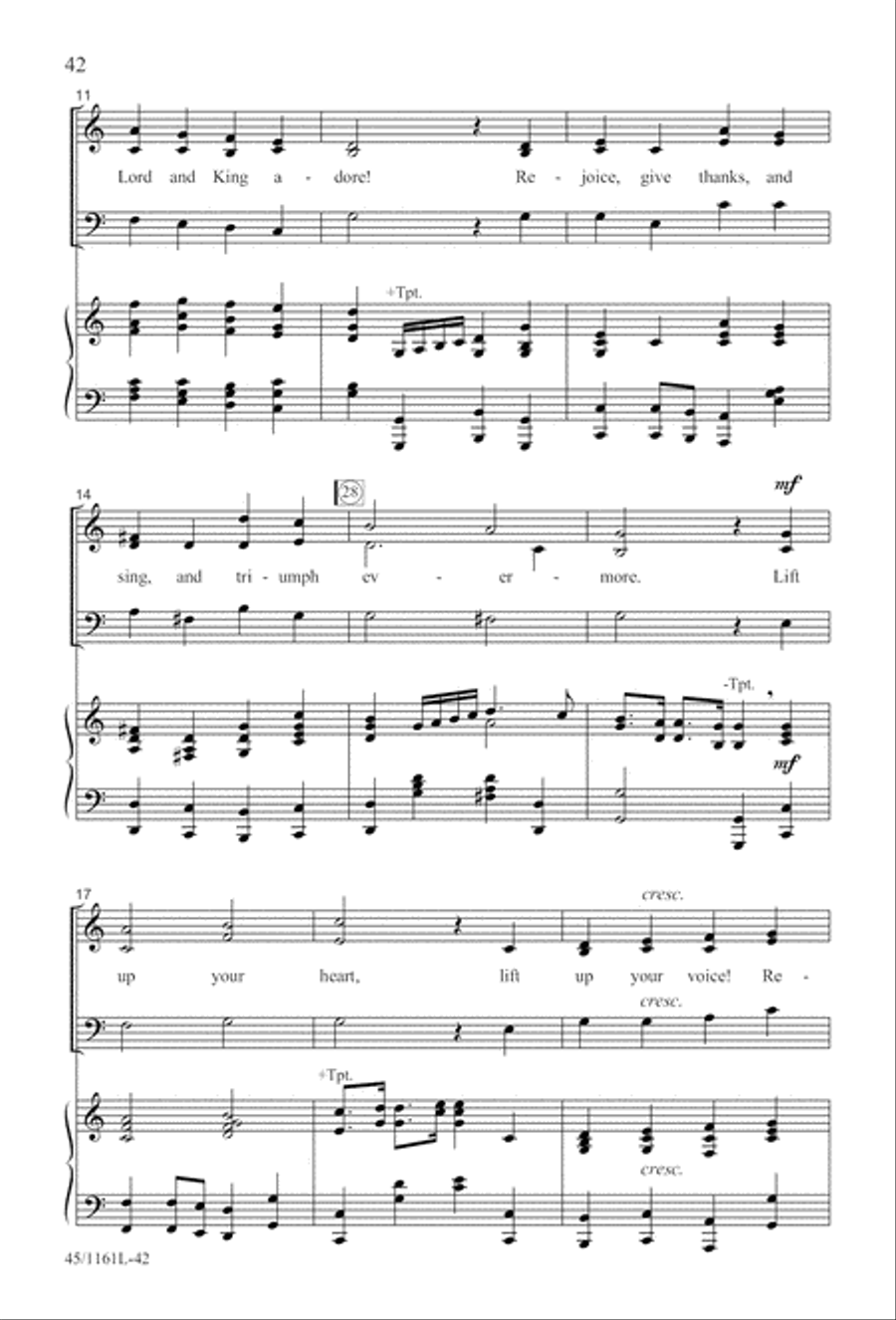 Hymns We Love to Sing Hymns We Love to Sing 3-Part scores gallery preview page 43