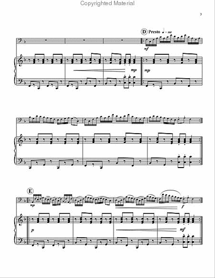 Trafalgar Hornpipe Trafalgar Hornpipe Euphonium scores gallery preview page 4